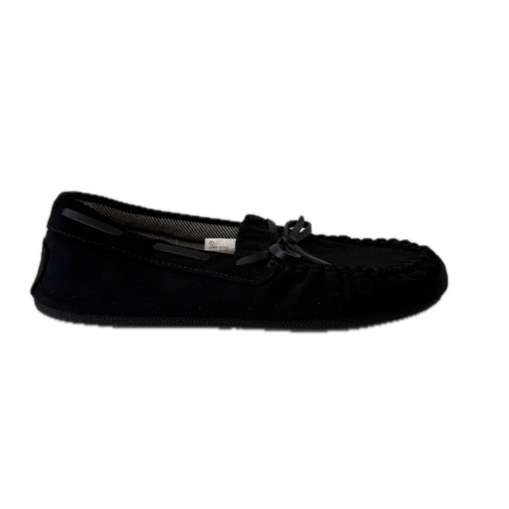 Unknown Brand Girls Black Slippers size: 1 Youth